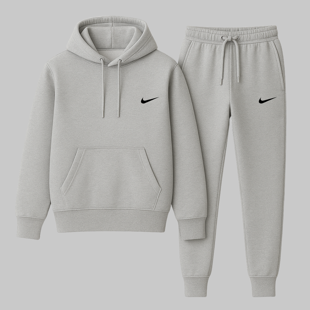 Szary komplet dresowy Nike